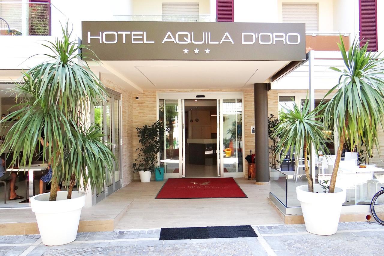 Hotel Aquila D'Oro Misano Adriatico Exterior foto